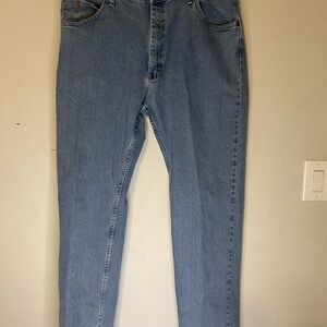 Wrangler Men's Straight Jeans - Light Blue